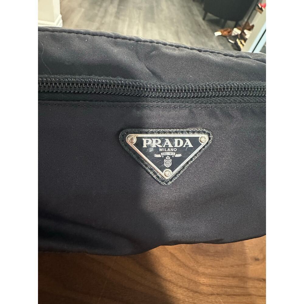 Prada Re-Nylon and Saffiano Leather Travel Pouch - Picture 3 of 15